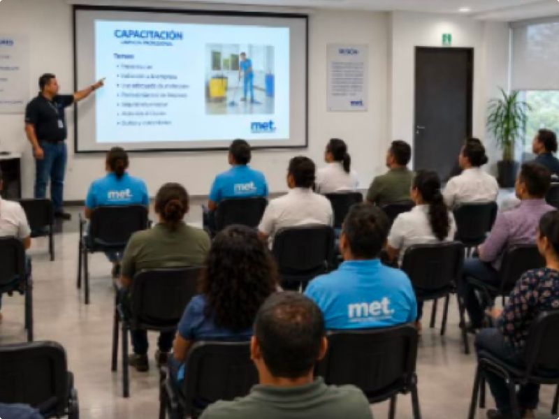 Maquinaria de alto desempeño operada por personal de MET