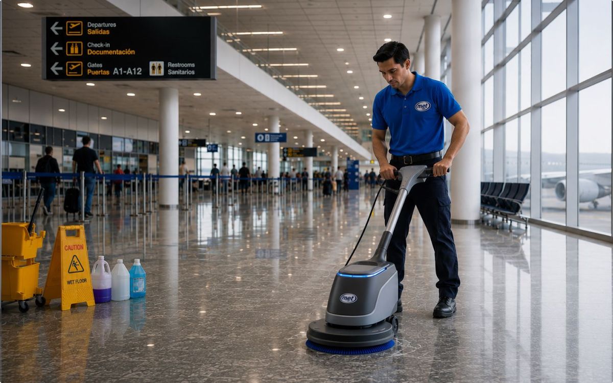 Terminal aérea atendida por MET